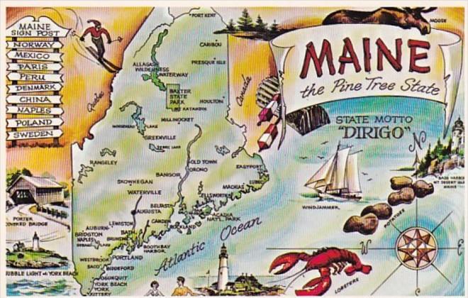 Map Of Maine