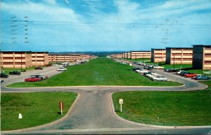 California Fort Ord Street Scene Showing New Permanent Barracks 1959