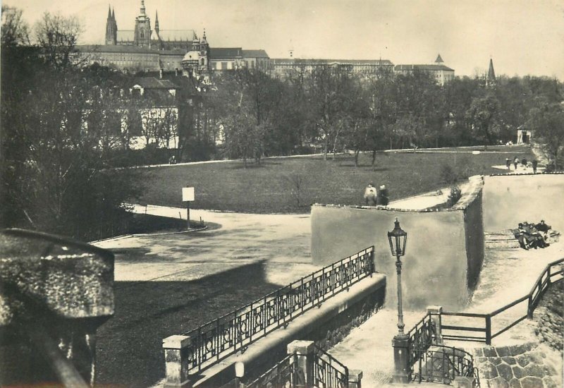 Post card view of the Prague Castle Czech Republic