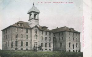 Northwestern NW College ~ Fergus Falls MN Minnesota Vintage Postcard
