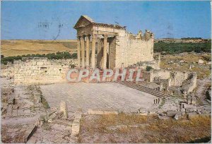 Modern Postcard Capitol Dougga Temple of Mercury and Place de la Rose des Vents