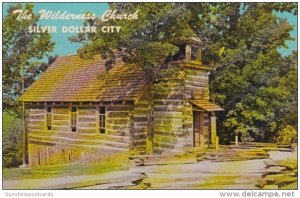 Missouri Branson Silver Dollar City The Wilderness Log Church 1970