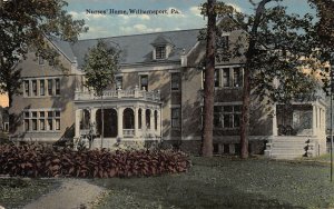 WILLIAMSPORT PA~IN BRANDON PARK(2) + NURSES HOME~1910-20s LOT OF 3 POSTCARDS