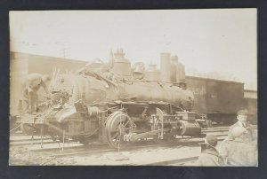 1907 Portsmouth NH to Salem Falls NH Train Wreck Rare Real Picture Postcard RPPC