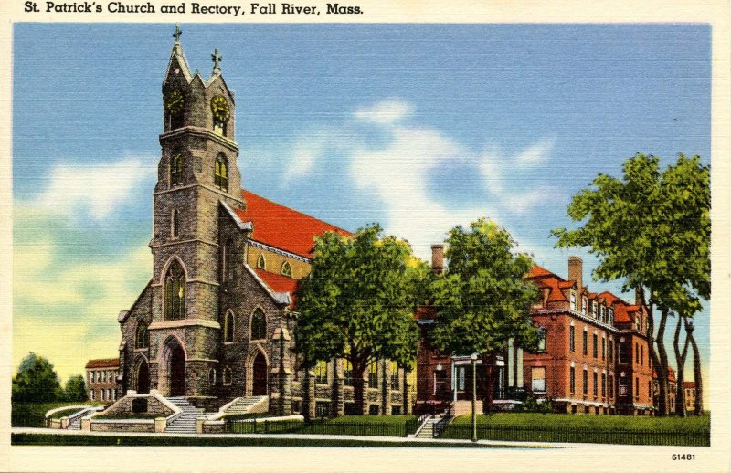 MA - Fall River. St. Patrick's Church & Rectory