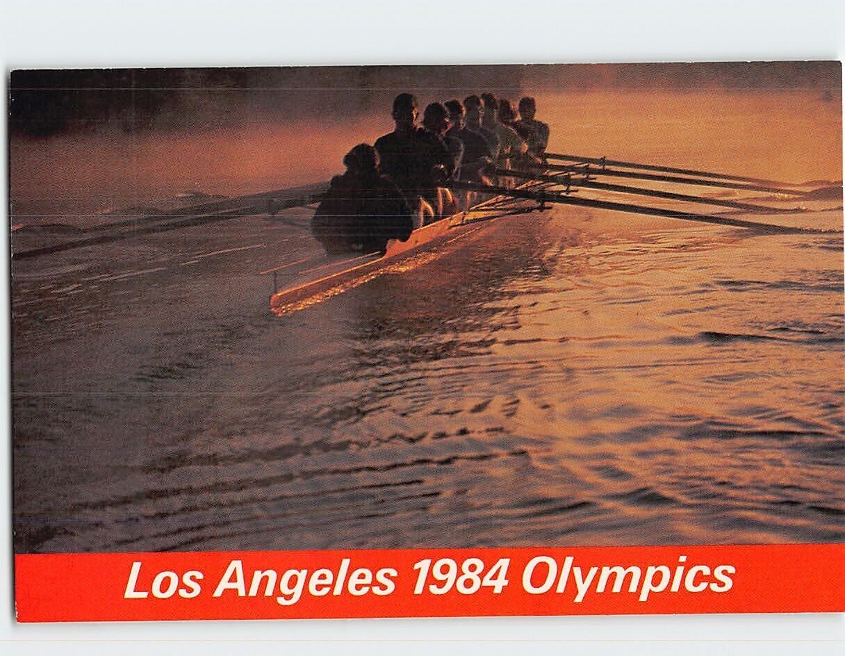 Postcard Rowing, Los Angeles 1984 Olympics, Los Angeles, California