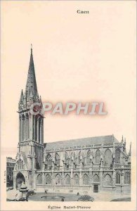 Postcard Old St. Peter's Church (map 1900)