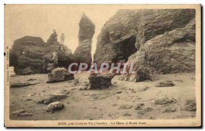 Old Postcard Zion near Croix de Vie The Chaos Maree Basse