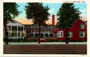 Ohio Zanesville YWCA Building Curteich