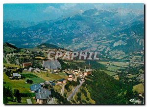 Modern Postcard Le Sauze Alpes de Haute Prov aerial general view