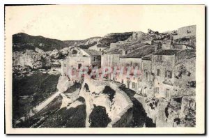 Old Postcard Les Baux Les Remparts has left the Valvon the fountain of the Ro...