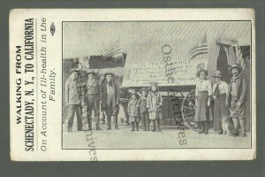 Schenectady NEW YORK 1913 CROSS-COUNTRY WALKER Walkers FENTON San Francisco