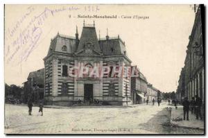 Old Postcard Bank Caisse d & # 39Epargne Sainte Menehould