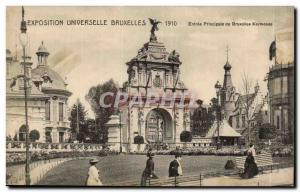 Brussels Expo Brussels, Belgium and Belgium-1910- Main Entree and Brussels Kerm