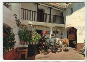 441039 Spain 1971 Marbella old inn hotel RPPC to Germany advertising