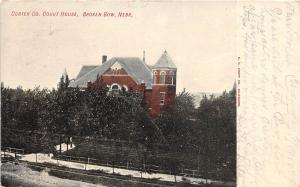 C14/ Broken Bow Nebraska Ne Postcard c1910 Custer County Court House Building 3