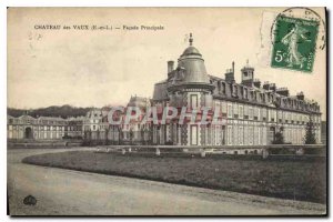 Postcard Old Chateau of Vaux E and the main fa?ade