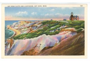 MA -  Martha's Vineyard, Gay Head Lighthouse & Cliffs