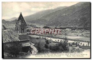 Old Postcard Dauphine The Chapel of the Templars and the Valley of Vizille