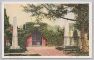 State View~Tomb of Washington @ Mount Vernon Virginia~Vintage Postcard