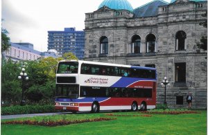 A Double Decker Transit Bus as seen Regional Transport Victoria Canada 4 by 6