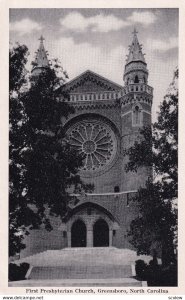 GREENSBORO, North Carolina, 1930-1950s; First Presbyterian Church