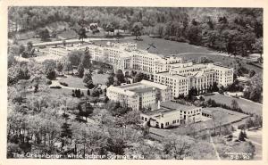 White Sulphur Springs West Virginia Greenbrier Real Photo Antique PC K17514