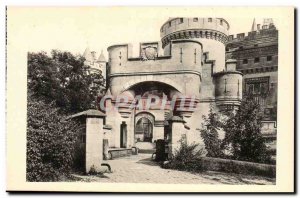Old Postcard Chateau de Pierrefonds External Defenses