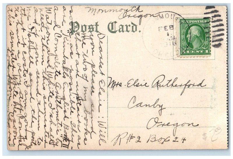 1916 Company Street In Camp Tent US Military Cadet West Point New York Postcard