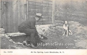 At the Spring - Loch Sheldrake, New York