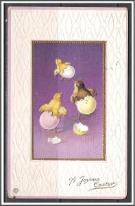 A Joyous Easter - Chicks - Embossed - [MX-181]