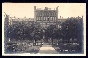 Riga University Latvia RPPC unused c1920's