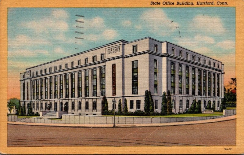 Connecticut Hartford State Office Building 1947 Curteich