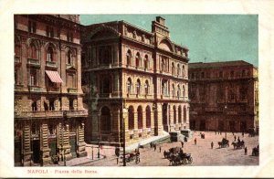 Italy Napoli Piazza della Borsa