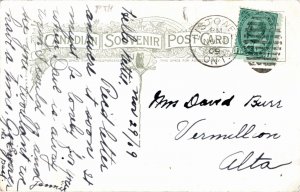 Postcard Ontario Listowel Public Library Publ. Warwick Bros. & Rutter 1909 K82