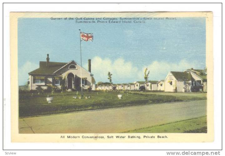 Garden of the Golf Cabins and Cottages, Summerside, Prince Edward Island, Can...