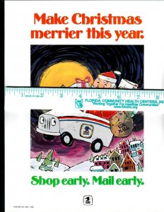 Make Christmas  Merrier This Year Posters 2B Dec.1980 Postal Service 8 1/2 11