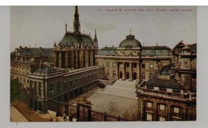 France - Paris. La Sainte-Chapelle & Courthouse