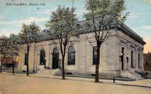 Post Office Muncie Indiana 1910 postcard