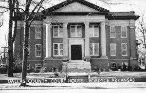 Fordyce Arkansas Court House Real Photo Vintage Postcard JH230779