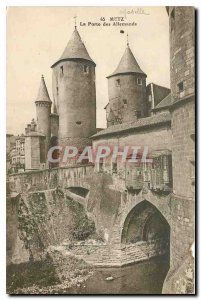 Old postcard Porte des Allemands Metz