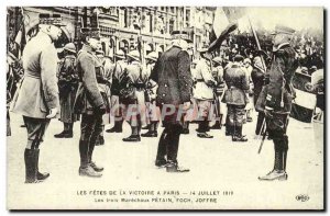 COPYRIGHT The celebrations of Victory in Paris July 14, 1919 The three Marech...