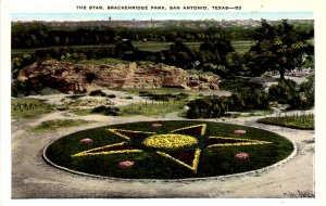San Antonio,Texas - The Star at the Brackenridge Park - in the 1920s