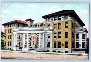 Pittsburgh Pennsylvania PA Postcard Margaret Morrison Technical School Park 1910