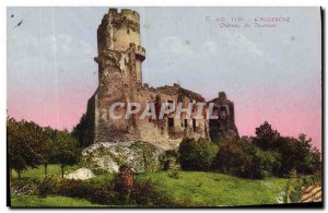 Old Postcard Auvergne Chateau de Tournoel