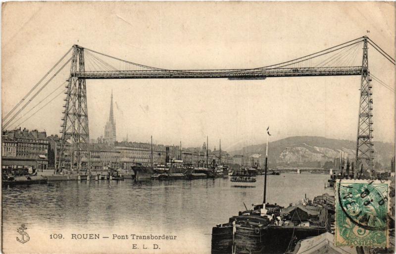 CPA ROUEN-Pont Transbordeur (348843)