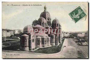 Postcard Old Marseille La Cathedrale