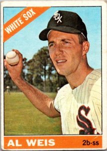 1966 Topps Baseball Card Al Weis Chicago White Sox sk2043