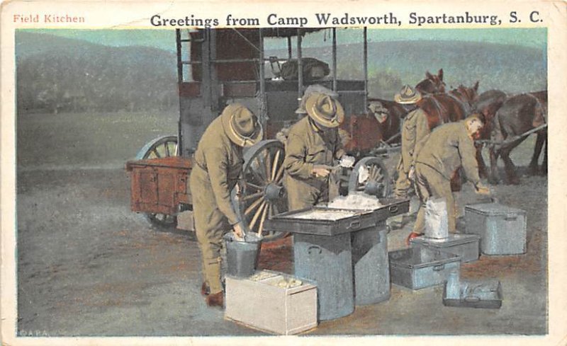 Camp Wadsworth Spartanburg, South Carolina, USA Military Camps Unused 