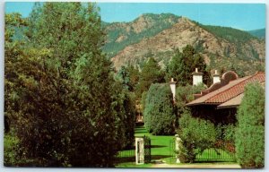 Postcard - South View Of Sunken Garden, El Pomar - Colorado Springs, Colorado